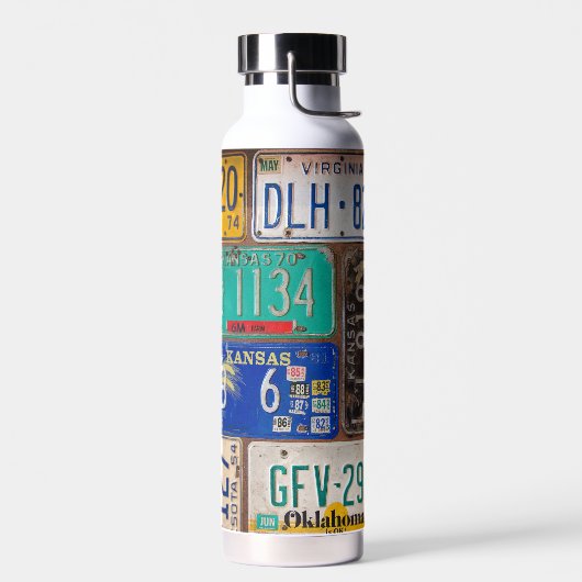 Retro License Bord Collectie Waterfles (Links)