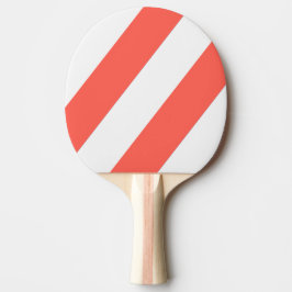 Retro Licht Hemelblauw Vette Strepen Tafeltennisbatje