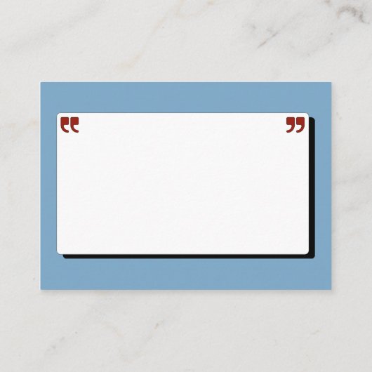 Retro lichtblauw advies & wensen afstuderen informatiekaartje (Achterkant)