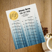 Retro Lichtblauw Restaurant Afsluiten Menu QR-code