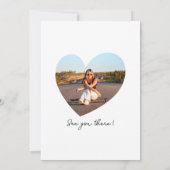 Retro Lief Zestien Verjaardagsfeestje Foto Wit Kaart (Achterkant)