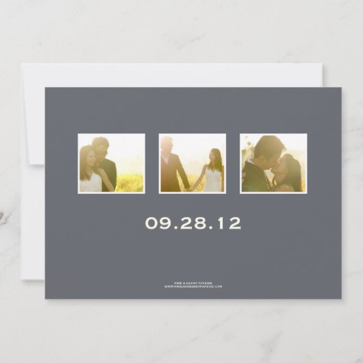 RETRO LIEFDE | AANKONDIGING VAN DE DATUM (Achterkant)