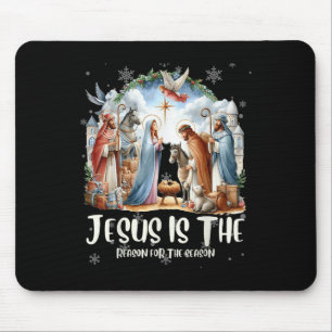 Retro liefde als Jezus Coquette Hart Boog Jezus Va Muismat