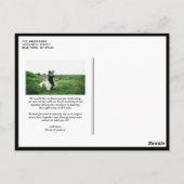 Retro liefde en Bedankt foto bruiloft Dank u Briefkaart (Achterkant)