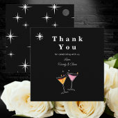 Retro Liefde en Bedankt Zwart-wit Bruiloft