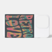 Retro liefde iPhone hoesje (Achterkant horizontaal)