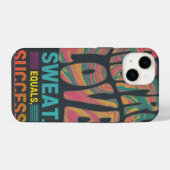 Retro liefde iPhone hoesje (Achterkant horizontaal)