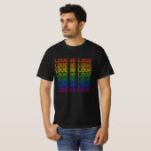 Retro Liefde is Liefde T-shirt (Voorkant volledig)