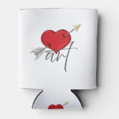 retro liefde kunst cupido hart blikjeskoeler (Voorkant)