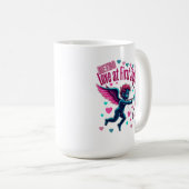 Retro liefde op het eerste gezicht koffiemok (Voorkant rechts)