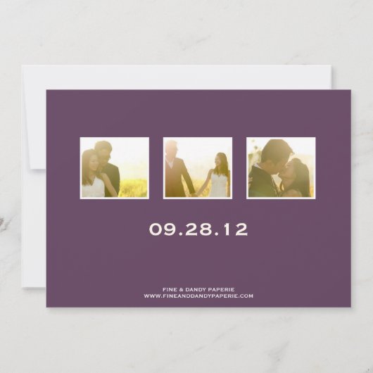 RETRO LIEFDE | RED DE DATUM AANKONDIGING (Achterkant)