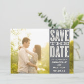 RETRO LIEFDE | RED DE DATUM AANKONDIGING (Staand voorkant)