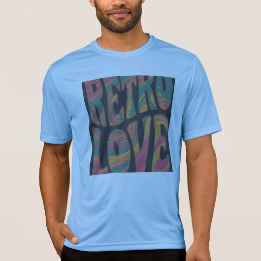 Retro liefde t-shirt (Voorkant)
