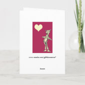 Retro Liefde van het Man van het Tin Kaart (Achterkant)