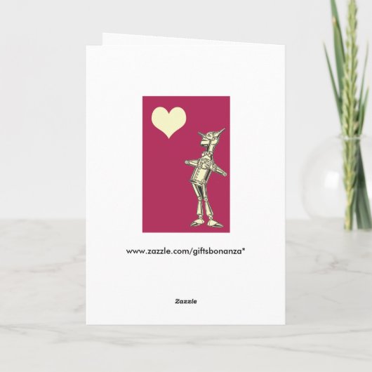 Retro Liefde van het Man van het Tin Kaart (Achterkant)
