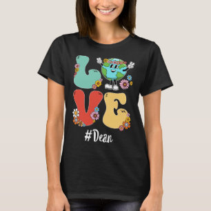 Retro Liefde Wereld Aardedag 2023 Dean T-shirt