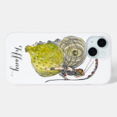 Retro Lieve Fantasy Vlinderfee met Vleugels Case-Mate iPhone Case (Achterkant (horizontaal))
