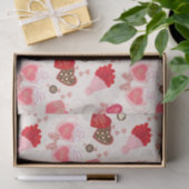 Retro Lieverd Valentijnsdag Chocolate Hearts Tissuepapier (Geschenk)