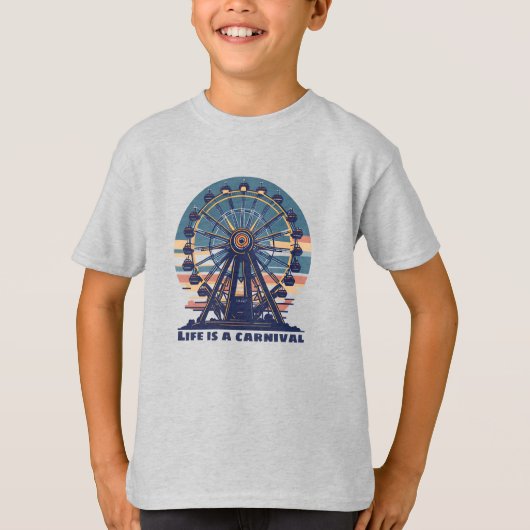 Retro Life is een carnaval-Kind T-shirt (Voorkant)