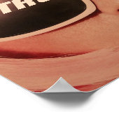 Retro Life slogan Eighties retro mode girl Poster (Hoek)