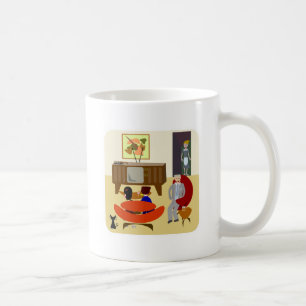 Retro Lifestyle Fun Sixties Cute Home Art Koffiemok