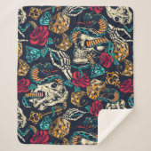 Retro Lifestyle Sherpa Deken (Voorkant)