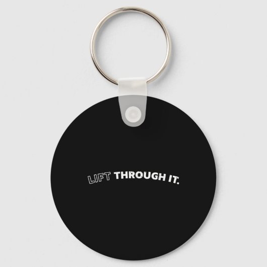 Retro lift er doorheen sleutelhanger (Voorkant)