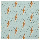Retro Lightning bolt thunder flash red Stof (Swatch)
