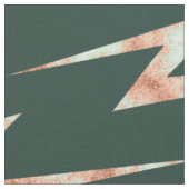Retro Lightning Bolts Fabric Stof (Close Up)