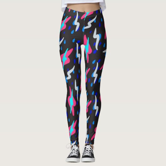 Retro Lightning Leggings (Voorkant)