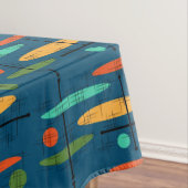 Retro-lijnen en -objecten tafelkleed (Voorbeeld)