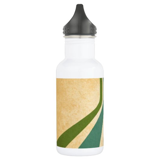 Retro lijnen waterfles  (Links)
