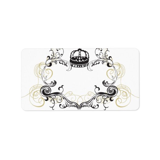 Retro lijst label (Voorkant)