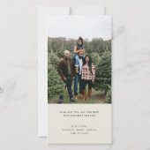 Retro Lijst Vakantie Fotokaart (Achterkant)