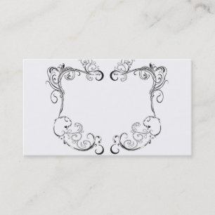 Retro lijst Visitekaartje