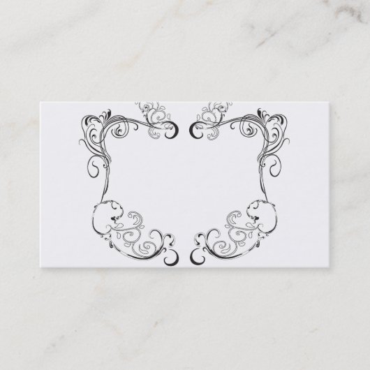 Retro lijst Visitekaartje (Voorkant)