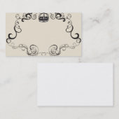 Retro lijst Visitekaartje (Voorkant / Achterkant)