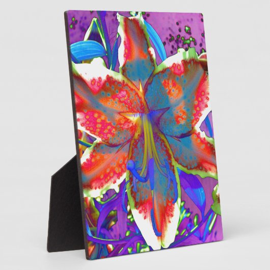 Retro Lily Fotoplaat (Zijkant)