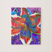 Retro Lily Legpuzzel (Verticaal)