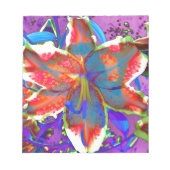 Retro Lily Notitieblok (Voorkant)