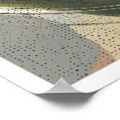 Retro Lily van de Vallei Mei Geboorte Maand Bloem Poster (Hoek)