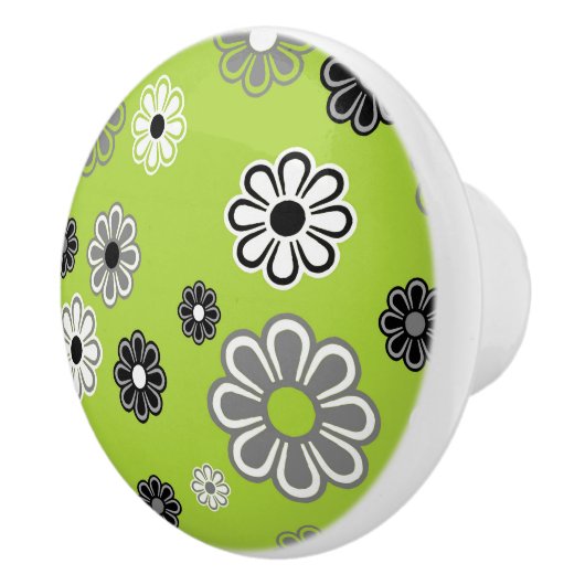 Retro Lime groene ventilator De keramische knop va (Rechts)