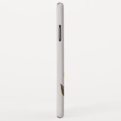 Retro Line Art Geel Bloemen Gepersonaliseerde Naam Case-Mate iPhone Case (Achterkant/rechts)