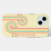 Retro Line Art Groovy Case-Mate iPhone Case (Achterkant (horizontaal))