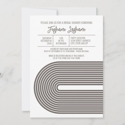 Retro Line Art Vrijgezellenfeest Party Champagne C Kaart (Voorkant)