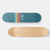 Retro Lines '70s '80s en Monogram Skateboard (Horizontaal)
