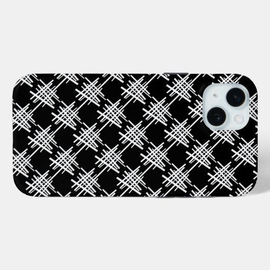 Retro Lines Case-Mate iPhone Case (Achterkant (horizontaal))