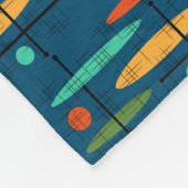 Retro Lines Fleece Deken (Hoek)