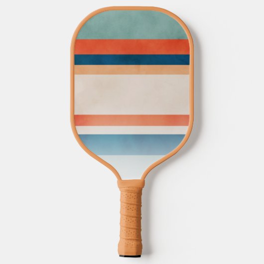 Retro Lines Pickleball Paddle (Achterkant)
