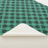 Retro Lines Sherpa Deken (3/4)